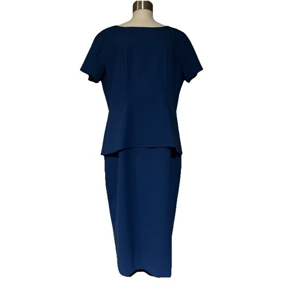 Lafayette 148 Womens Dress Size 12 Quiet Luxury Career Virgin Wool Blend Sheath - Picture 1 of 10